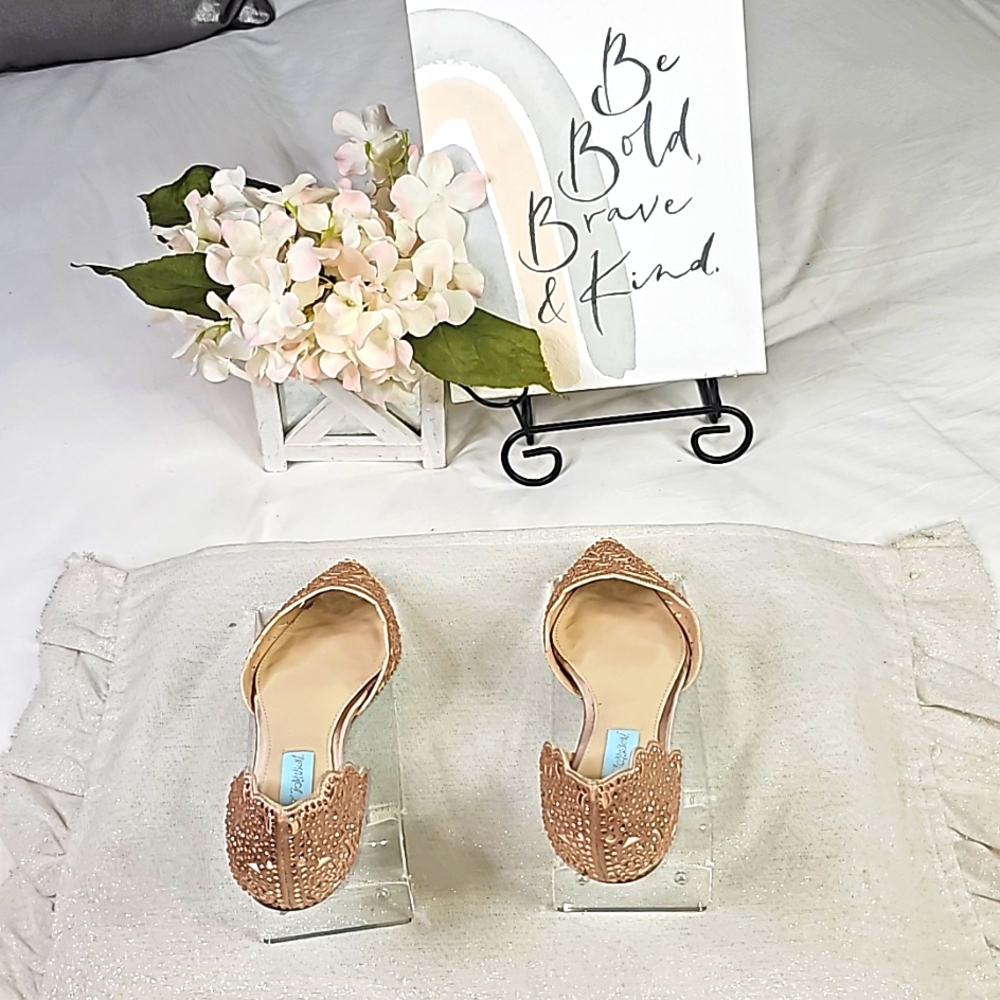 Betsy Johnson Ballerina Flats Elegant Wear Office Wear Career Wedding - Picture 5 of 15